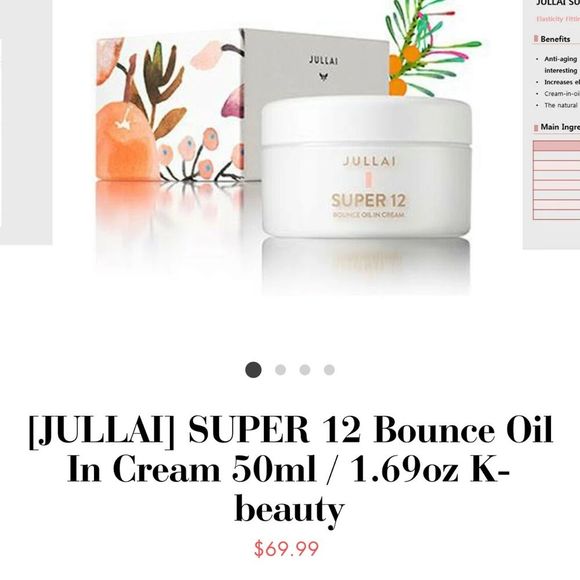 Jullai Super 12 Bounce Oil in Cream with Super 12 Complex 50 ml NEW IN BOX - Picture 3 of 14